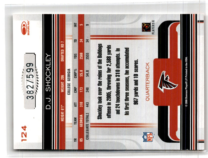 2006 Donruss Gridiron Gear Retail D.J. Shockley