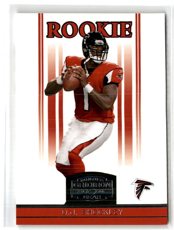 2006 Donruss Gridiron Gear Retail D.J. Shockley #124 Rookie 382/599