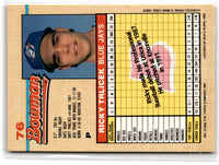 1992 Bowman 1980 Toronto Blue Jays Team Photo #6