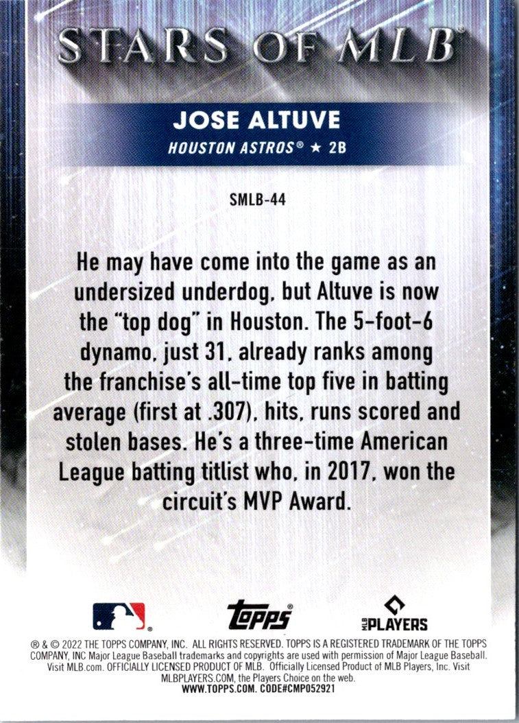 2022 Topps Stars of MLB Jose Altuve