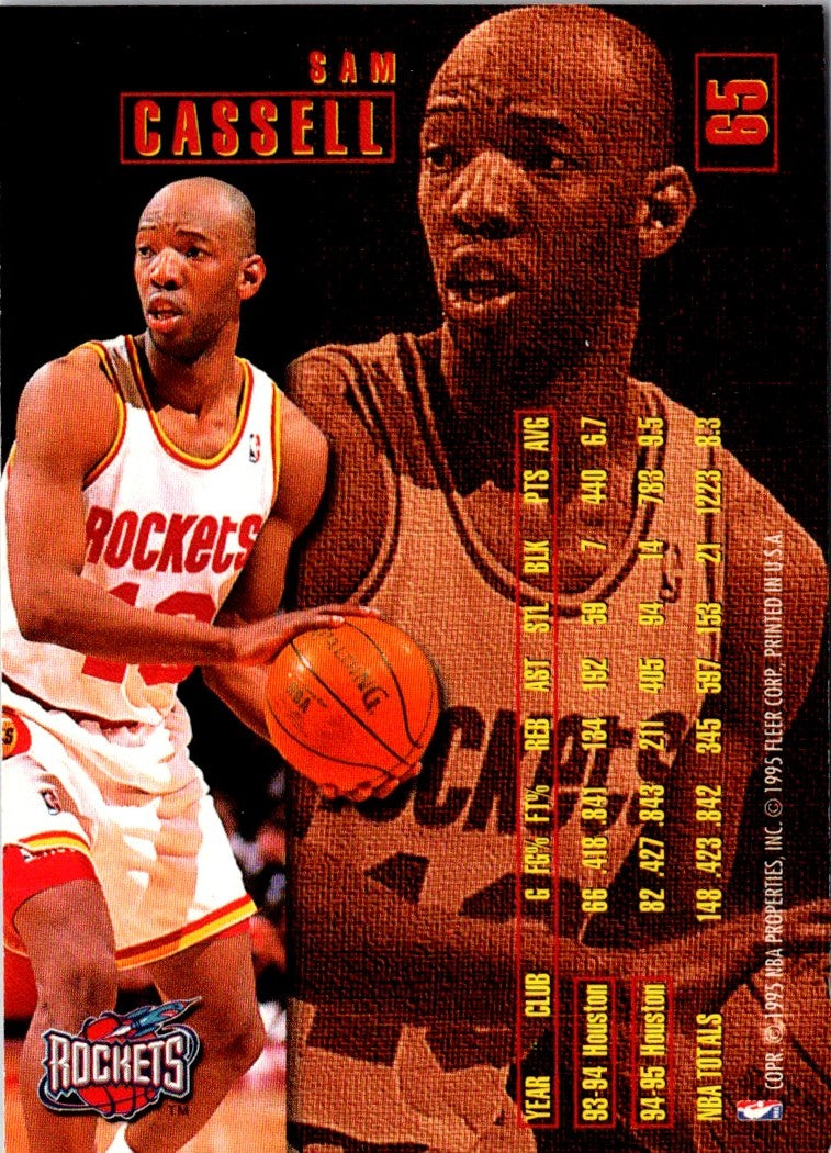 1995 Fleer European Sam Cassell