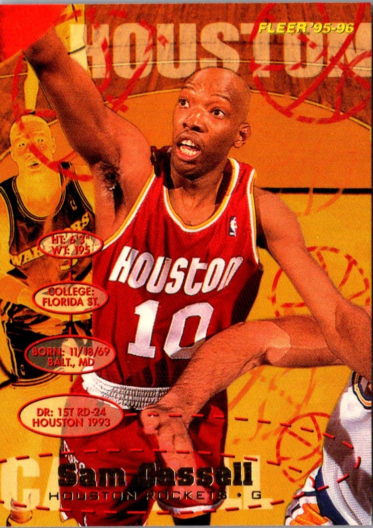 1995 Fleer European Sam Cassell