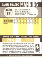 1990 Fleer Danny Manning #87