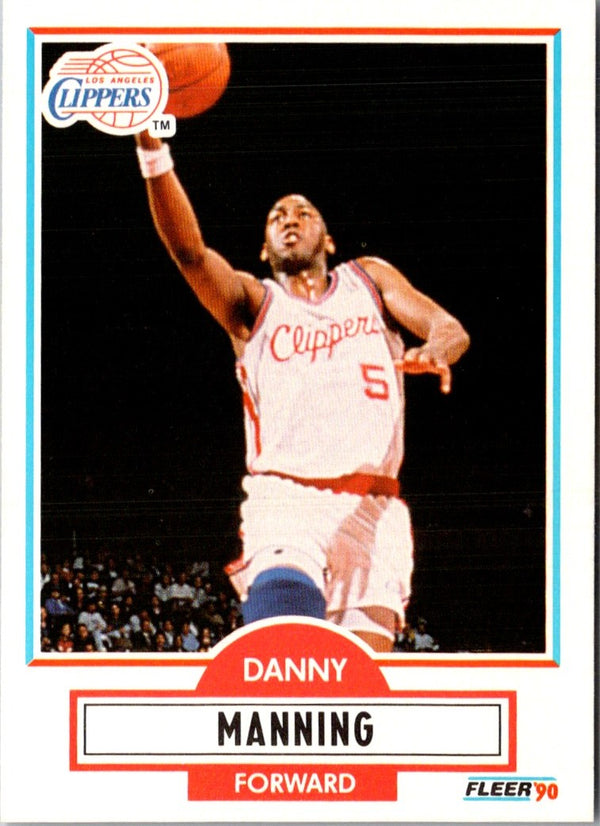1990 Fleer Danny Manning #87