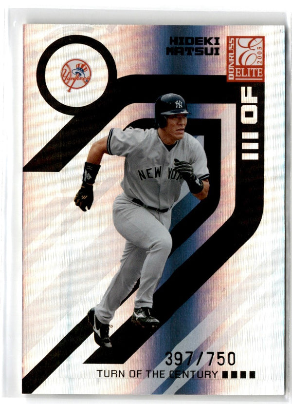 2005 Donruss Elite Turn of the Century Hideki Matsui #101 397/750