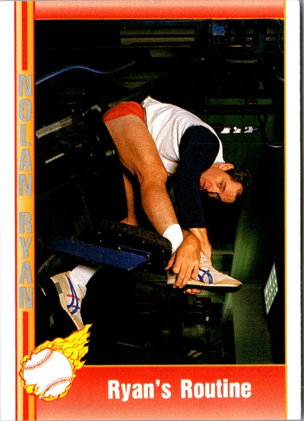1991 Pacific Nolan Ryan Texas Express I Ryan's Routine #81