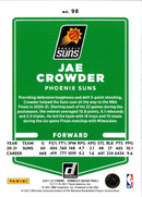 2021 Donruss Holo Red and Gold Laser Jae Crowder