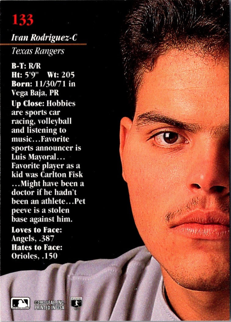 1993 Studio Ivan Rodriguez