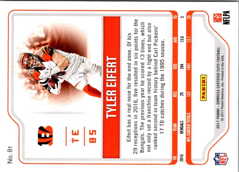 2017 Donruss Tyler Eifert
