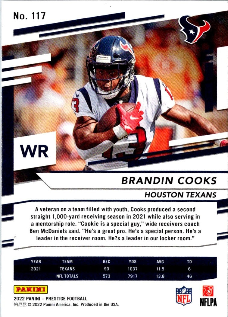 2022 Panini Prestige Brandin Cooks