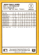1990 Donruss Best of the AL Jeff Ballard