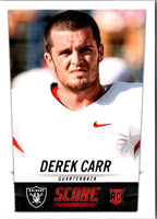 2014 Score Derek Carr #364A Rookie
