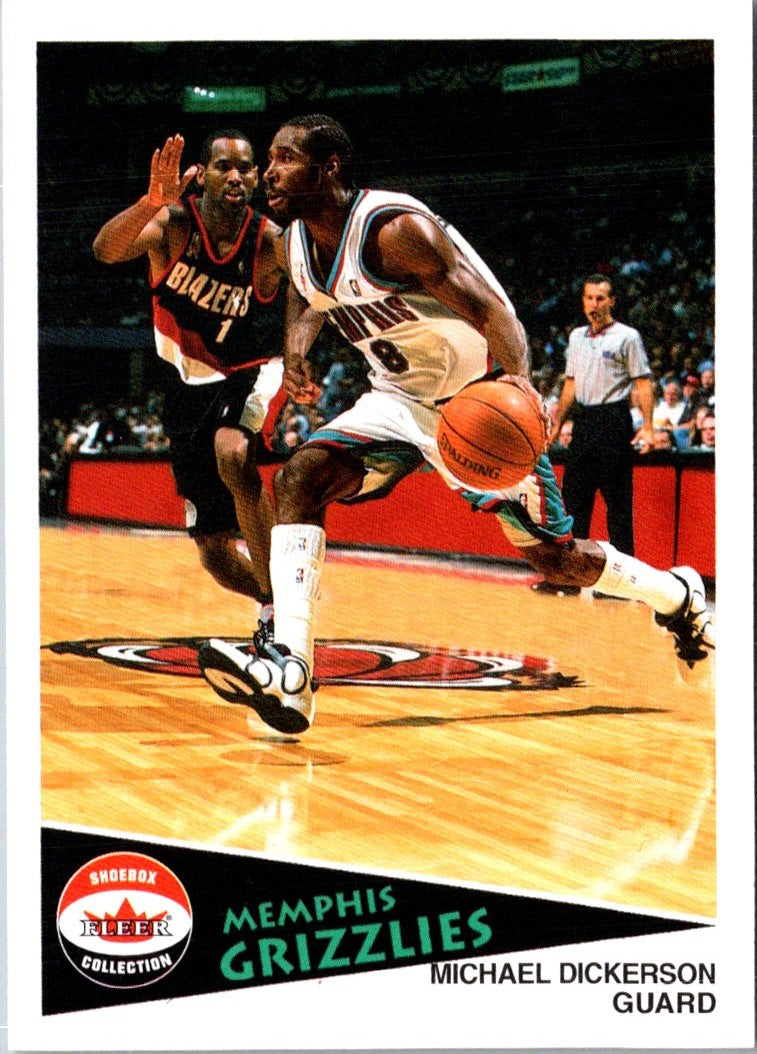 2001 Fleer Shoebox Michael Dickerson