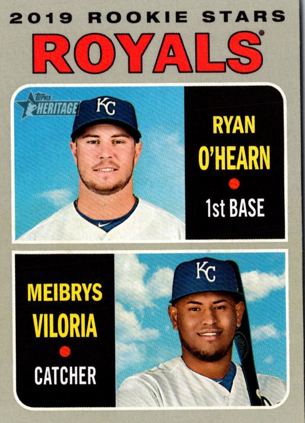 2019 Topps Heritage Meibrys Viloria/Ryan O'Hearn #241 Rookie