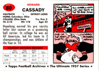 1994 Topps Archives Howard Cassady #80 Rookie