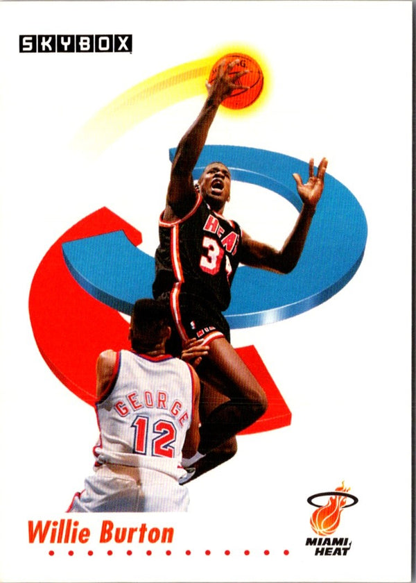 1991 SkyBox Willie Burton #144