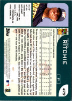 2001 Topps Todd Ritchie #479