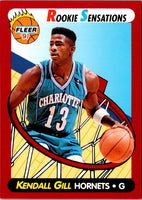 1991 Fleer Rookie Sensations Kendall Gill #4
