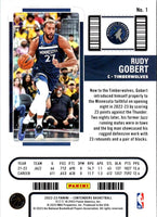 2022 Panini Contenders Season Ticket Rudy Gobert #1