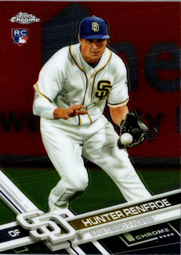 2017 Topps Chrome Hunter Renfroe #18 Rookie