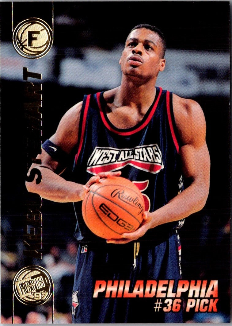 1997 Press Pass Double Threat Kebu Stewart