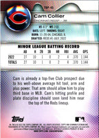 2023 Bowman Platinum Top Prospects Cam Collier #TOP-45