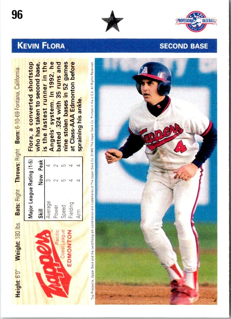 1992 Upper Deck Minors Kevin Flora