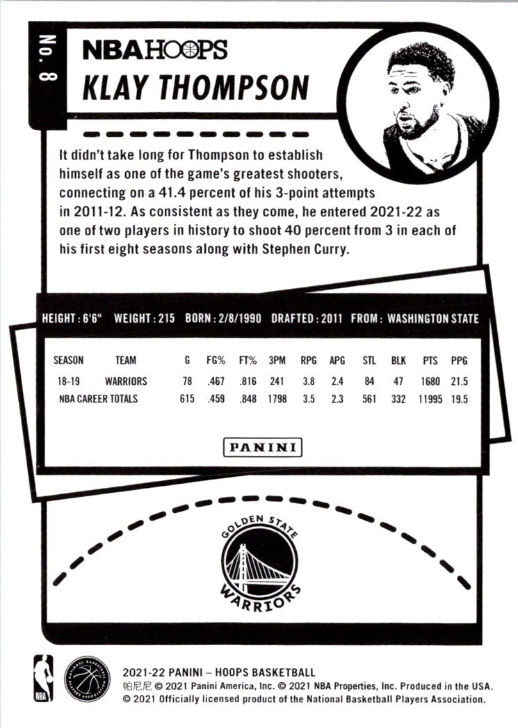 2021 Hoops Klay Thompson