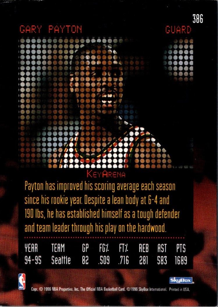 1995 Hoops Gary Payton