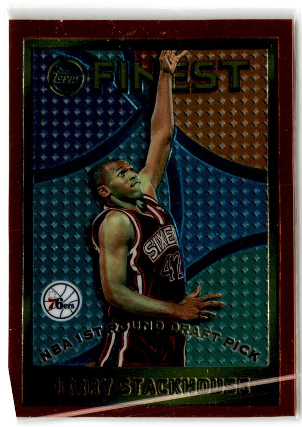 1995 Finest Jerry Stackhouse #113 Rookie