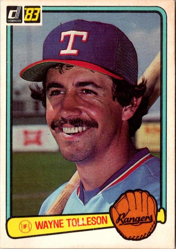 1983 Donruss Wayne Tolleson