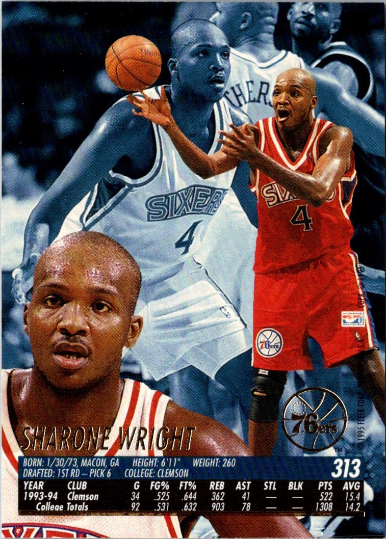 1995 Finest Sharone Wright