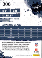 2010 Score Anthony McCoy #306 Rookie