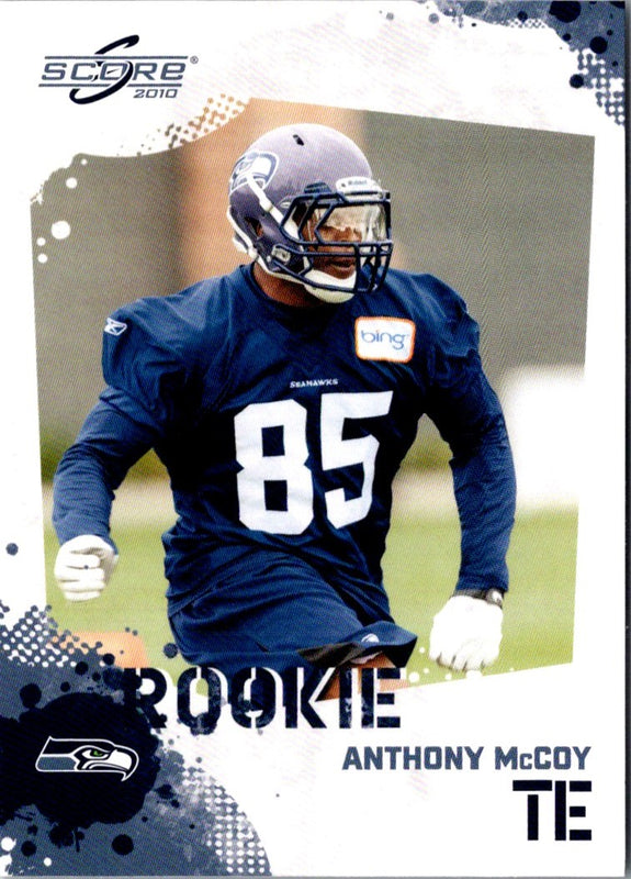 2010 Score Anthony McCoy #306 Rookie