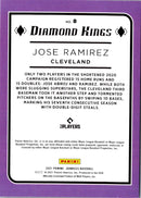 2021 Donruss Holo Purple Jose Ramirez