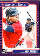 2021 Donruss Holo Purple Jose Ramirez