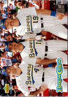 1993 Upper Deck Paul Molitor/Pat Listach/Robin Yount #43