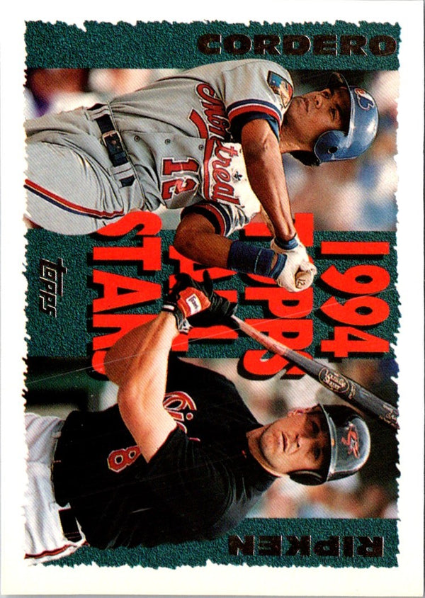 1995 Topps Cal Ripken Jr./Wil Cordero #387