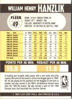 1990 Fleer Bill Hanzlik #49