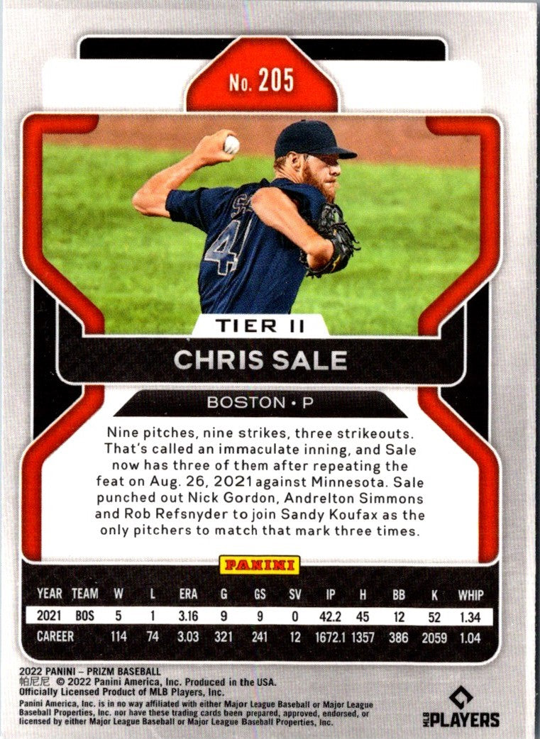 2022 Panini Prizm Chris Sale