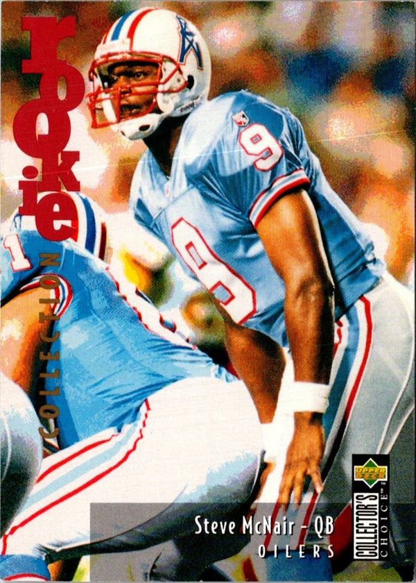 1995 Collector's Choice Update Steve McNair #U20