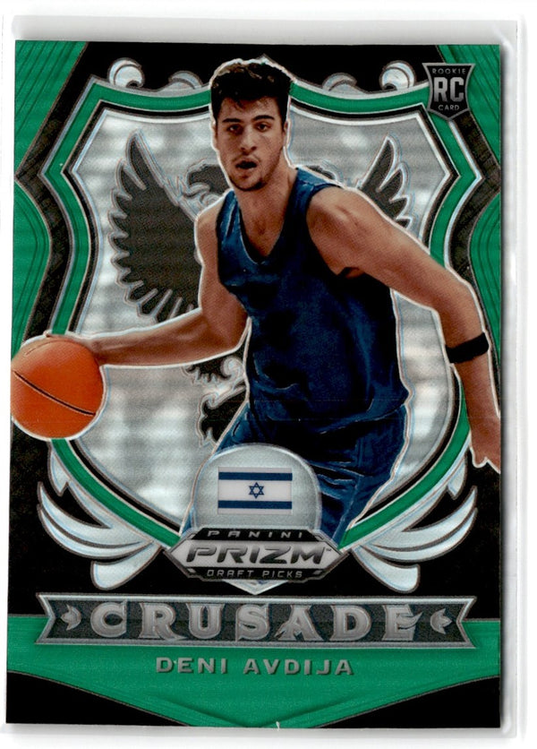 2020 Panini Prizm Draft Picks Collegiate Green Deni Avdija #86