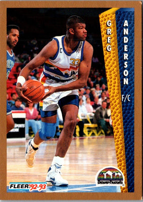 1992 Fleer Greg Anderson #54