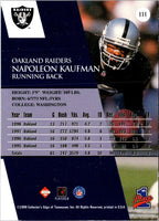1999 Collector's Edge First Place Napoleon Kaufman #111