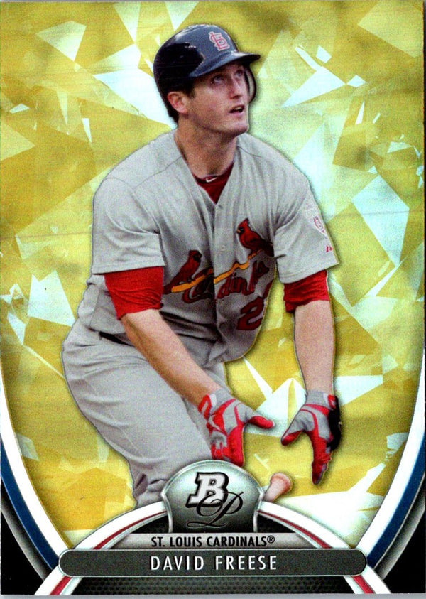 2013 Bowman Platinum Gold David Freese #8