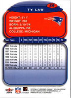 2003 Ultra Ty Law #59