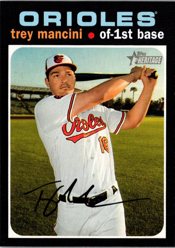 2020 Topps Heritage Trey Mancini #346