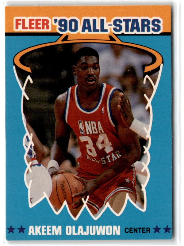 1990 Star Nova Akeem Olajuwon #90