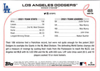 2022 Topps Los Angeles Dodgers #469