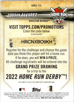 2021 Topps Home Run Challenge Yordan Alvarez #HRC-11